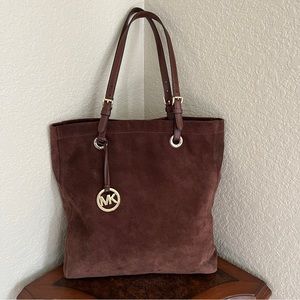 Michael Kors Genuine Suede Tote Bag